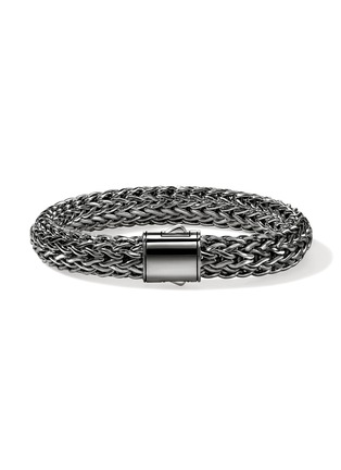 首图 - 点击放大 - JOHN HARDY - Icon Sterling Silver Black Rhodium Bracelet — Size UL