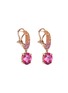 细节 - 点击放大 - JOHN HARDY - Surf 18K Rose Gold Rubelite Sapphire Earrings