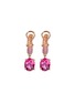 首图 - 点击放大 - JOHN HARDY - Surf 18K Rose Gold Rubelite Sapphire Earrings