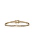 细节 - 点击放大 - JOHN HARDY - Love Knot 14K Gold Diamond Pavé Chain Double Row Bracelet — Size UM