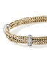 细节 - 点击放大 - JOHN HARDY - Icon Link 14K Gold Diamond Flat Chain Bracelet — Size US
