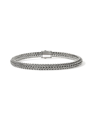 细节 - 点击放大 - JOHN HARDY - Icon Sterling Silver Diamond Extra Small Bracelet — Size US