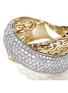 细节 - 点击放大 - JOHN HARDY - JH Essentials 18K White Gold Diamond Crossover Ring — Size 8