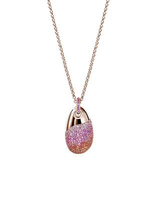 首图 - 点击放大 - JOHN HARDY - Pebble 18K Rose Gold Sapphire Necklace — Size 20-22"