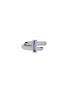 首图 - 点击放大 - JOHN HARDY - Spear 18K White Gold Diamond Tanzanite Single Coil Ring — Size 8