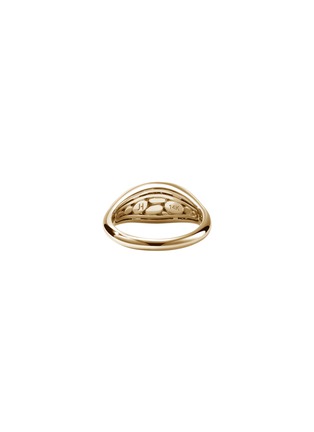 细节 - 点击放大 - JOHN HARDY - Pebble 14K Gold Diamond Ring — Size 6
