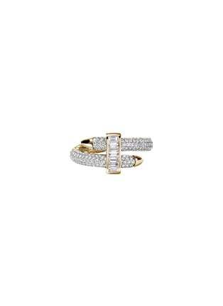 首图 - 点击放大 - JOHN HARDY - Spear 18K Gold Diamond Single Coil Ring — Size 6