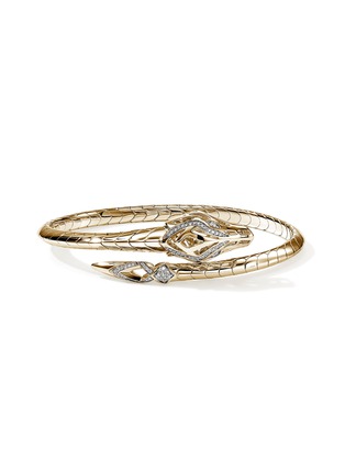 首图 - 点击放大 - JOHN HARDY - Naga 14K Gold Diamond Cuff — Size S