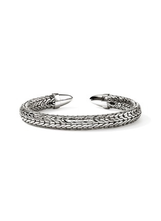 细节 - 点击放大 - JOHN HARDY - Spear 50 Sterling Silver Diamond Flex Cuff — Size M