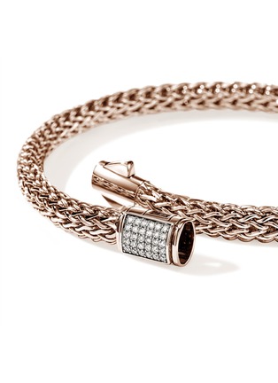 细节 - 点击放大 - JOHN HARDY - Icon 14K Rose Gold Diamond Bracelet — Size US