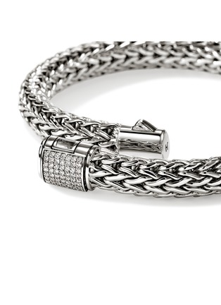 细节 - 点击放大 - JOHN HARDY - Icon Sterling Silver Diamond Medium Bracelet — Size UM