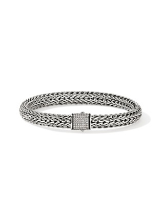 首图 - 点击放大 - JOHN HARDY - Icon Sterling Silver Diamond Medium Bracelet — Size UM