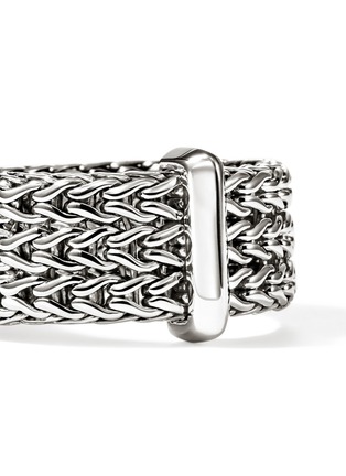 细节 - 点击放大 - JOHN HARDY - Icon Link Sterling Silver Band Ring — Size 7