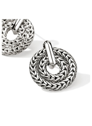 细节 - 点击放大 - JOHN HARDY - Icon Link Sterling Silver Drop Earrings