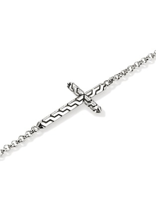 细节 - 点击放大 - JOHN HARDY - JH Essentials Spiritual Sterling Silver Mini Rolo Chain Cross Bracelet — Size US
