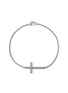 首图 - 点击放大 - JOHN HARDY - JH Essentials Spiritual Sterling Silver Mini Rolo Chain Cross Bracelet — Size US