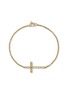 首图 - 点击放大 - JOHN HARDY - JH Essentials Spiritual 14K Gold Mini Rolo Chain Cross Bracelet — Size US