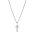 首图 - 点击放大 - JOHN HARDY - JH Essentials Spiritual Sterling Silver Cross Pendant Rolo Chain Necklace — Size 16-18