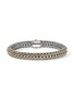 细节 - 点击放大 - JOHN HARDY - Icon 14K Gold Sterling Silver Medium Reversible Twisted Chain Bracelet — UM BG