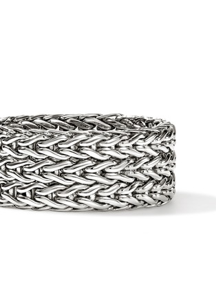 细节 - 点击放大 - JOHN HARDY - Icon Link Sterling Silver Band Ring — Size 10