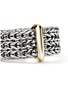 细节 - 点击放大 - JOHN HARDY - Icon Link 14K Gold Sterling Silver Band Ring — Size 7