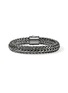 细节 - 点击放大 - JOHN HARDY - Icon Sterling Silver Black Rhodium Sapphire Large Bracelet — Size UM