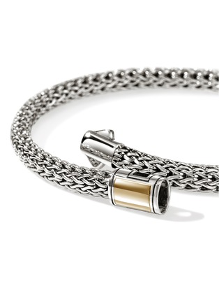 细节 - 点击放大 - JOHN HARDY - Icon 14K Gold Sterling Silver Extra Small Bracelet — Size US