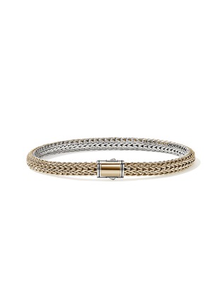 首图 - 点击放大 - JOHN HARDY - Icon 14K Gold Sterling Silver Extra Small Reversible Bracelet — Size UM BG