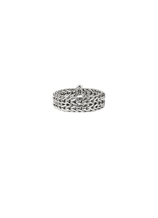 细节 - 点击放大 - JOHN HARDY - Icon Link Sterling Silver Band Ring — Size 6