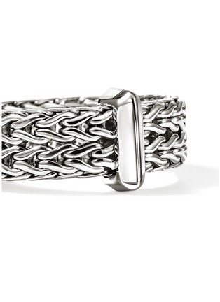 细节 - 点击放大 - JOHN HARDY - Icon Link Sterling Silver Band Ring — Size 6