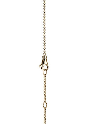 细节 - 点击放大 - JOHN HARDY - JH Essentials Spiritual 14K Gold Cross Pendant Rolo Chain Necklace — Size 16-18