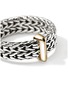细节 - 点击放大 - JOHN HARDY - Icon Link 14K Gold Sterling Silver Band Ring — Size 7