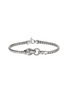 首图 - 点击放大 - JOHN HARDY - Legends Naga Sterling Silver Diamond Pavé Sapphire Slim Chain Bracelet — Size US