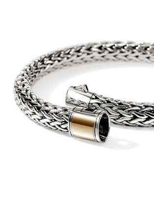 细节 - 点击放大 - JOHN HARDY - Icon 14K Gold Sterling Silver Medium Bracelet — Size UM