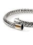 细节 - 点击放大 - JOHN HARDY - Icon 14K Gold Sterling Silver Medium Bracelet — Size UM