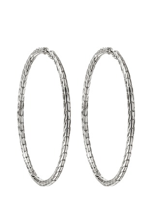 细节 - 点击放大 - JOHN HARDY - JH Essentials Sterling Silver Hoop Earrings