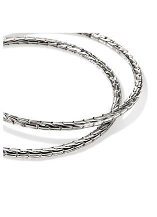 细节 - 点击放大 - JOHN HARDY - JH Essentials Sterling Silver Hoop Earrings