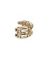 细节 - 点击放大 - JOHN HARDY - Legends Naga 14K Gold Diamond Pavé Sapphire Double Wrap Ring — Size 7