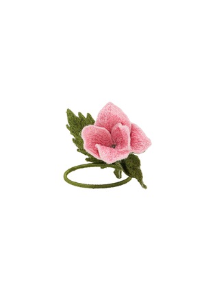 细节 –点击放大 - SUMMERILL & BISHOP - Rose Embroidered Napkin Ring