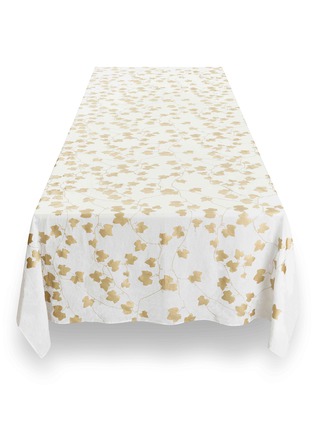 细节 –点击放大 - SUMMERILL & BISHOP - Ivy Linen Tablecloth — Gold