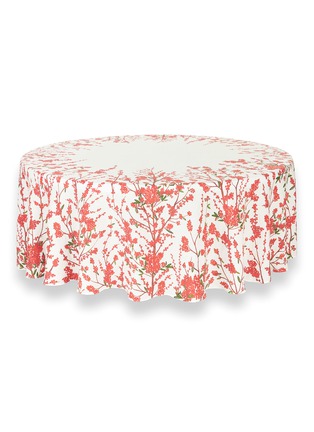 细节 –点击放大 - SUMMERILL & BISHOP - Les Airelles Round Linen Tablecloth