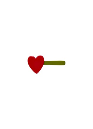 首图 –点击放大 - SUMMERILL & BISHOP - Red Heart Napkin Pin — Green