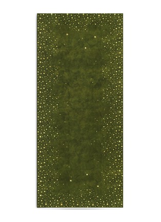 首图 –点击放大 - SUMMERILL & BISHOP - Falling Stars Linen Tablecloth — Avocado Green