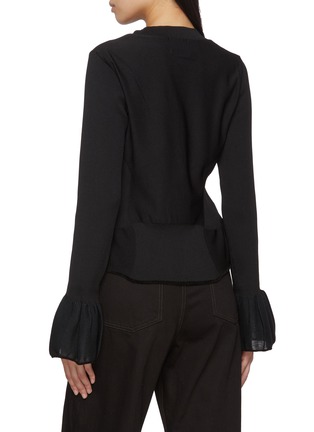 背面 - 点击放大 - ODAKHA - Embroidered Gynoid Knit Top