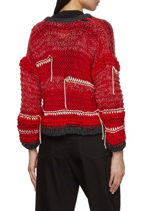 背面 - 点击放大 - ODAKHA - Rouge Flowers Cardigan