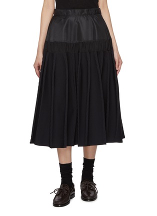 首图 - 点击放大 - ODAKHA - Combination Pleated Skirt