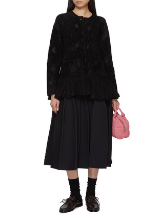 模特儿示范图 - 点击放大 - ODAKHA - Combination Pleated Skirt