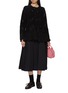 模特儿示范图 - 点击放大 - ODAKHA - Combination Pleated Skirt