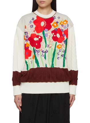 首图 - 点击放大 - ODAKHA - Fortune Flowers Knit Top
