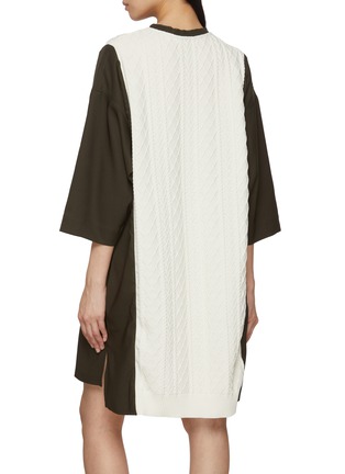 背面 - 点击放大 - ODAKHA - Cable Knit Combination Dress